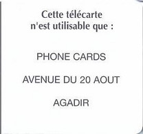 FANTASIA : AG06 40 PHONE CARDS AV. 20 AOUT (small) USED - Morocco