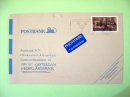 Sweden 1995 Cover To Holland - Bank Lion Logo - Bjorkborn Laboratory - Nobel - Lettres & Documents