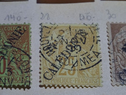 Nouvelle Calédonie Timbre Type Alphée Dubois N° 28 Oblitéré - Used Stamps