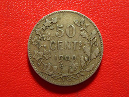 Belgique - 50 Centimes 1909 Leopold II Roi Des Belges 6273 - 50 Cent
