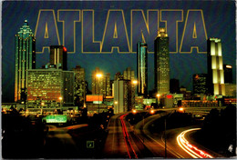 Georgia Atlanta Skyline At Twilight 2000 - Atlanta