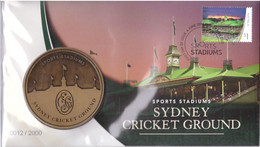 Australia 2019 Sydney Cricket Ground FDC Medallion Cover , Perth Mint (**) 1 AVAILABLE ONLY - Cartas & Documentos