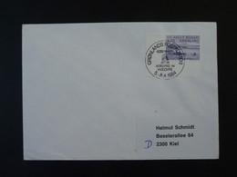Lettre Cover Obliteration Postmark Nordphil 1984 Groenland Greenland (ex 1) - Marcofilie