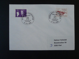 Lettre Cover Obliteration Postmark Nordphil 1984 Groenland Greenland (ex 4) - Cartas & Documentos