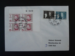 Lettre Cover Obliteration Postmark Espana 1984 Groenland Greenland (ex 5) - Cartas & Documentos