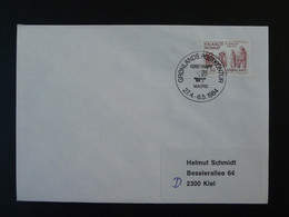 Lettre Cover Obliteration Postmark Espana 1984 Groenland Greenland (ex 9) - Covers & Documents