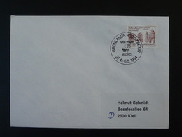 Lettre Cover Obliteration Postmark Espana 1984 Groenland Greenland (ex 9) - Marcophilie