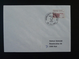 Lettre Cover Obliteration Postmark Essen 1984 Groenland Greenland (ex 4) - Marcofilie