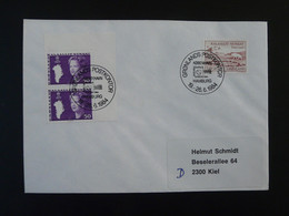 Lettre Cover Obliteration Postmark Hamburg 1984 Groenland Greenland (ex 1) - Brieven En Documenten