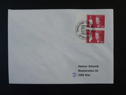 Lettre Cover Obliteration Postmark Hamburg 1984 Groenland Greenland (ex 2) - Postmarks