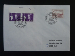 Lettre Cover Obliteration Postmark Hamburg 1984 Groenland Greenland (ex 6) - Briefe U. Dokumente