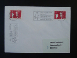 Lettre Cover Flamme Postmark Send Juleposten Godthab Groenland Greenland 1984 - Postmarks