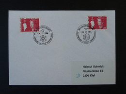 Lettre Cover Obliteration Postmark Noel Christmas Kangerlussuaq Groenland Greenland 24/12/1984  (ex 1) - Postmarks