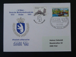 Lettre Cover Obliteration Postmark Ibria 1985 Itzehoe Groenland Greenland (ex 5) - Cartas & Documentos