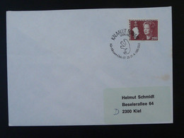 Lettre Cover Obliteration Postmark Oslo Var-Messen 1985 Groenland Greenland (ex 1) - Marcofilie