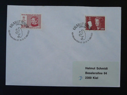 Lettre Cover Obliteration Postmark Oslo Var-Messen 1985 Groenland Greenland (ex 2) - Marcophilie