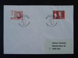 Lettre Cover Obliteration Postmark Nordia 1985 Helsinki Groenland Greenland (ex 1) - Postmarks