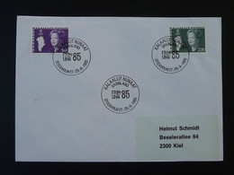 Lettre Cover Obliteration Postmark Frimung 1985 Stockholm Groenland Greenland (ex 1) - Marcofilie