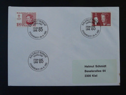 Lettre Cover Obliteration Postmark Frimung 1985 Stockholm Groenland Greenland (ex 2) - Marcofilia