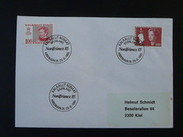 Lettre Cover Obliteration Postmark Nordfrimex 1985 Copenhagen Groenland Greenland (ex 3) - Storia Postale