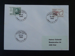 Lettre Cover Obliteration Postmark BPE 1985 London Groenland Greenland (ex 1) - Storia Postale