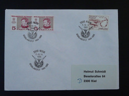 Lettre Cover Obliteration Postmark Gronlandsfly Groenland Greenland 1985 (ex 2) - Covers & Documents