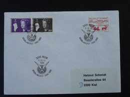 Lettre Cover Obliteration Postmark Gronlandsfly Groenland Greenland 1985 (ex 3) - Storia Postale