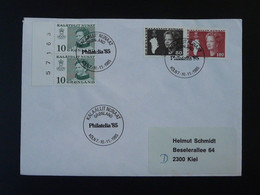 Lettre Cover Obliteration Postmark Philatelia 1985 Koln Groenland Greenland (ex 4) - Cartas & Documentos
