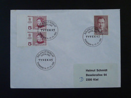 Lettre Cover Obliteration Postmark Tyfex 1985 Trondheim Groenland Greenland (ex 1) - Brieven En Documenten