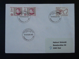 Lettre Cover Obliteration Postmark Tyfex 1985 Trondheim Groenland Greenland (ex 4) - Brieven En Documenten