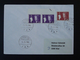 Lettre Cover Obliteration Postmark Mesters Vig Groenland Greenland 1985 (ex 5) - Lettres & Documents
