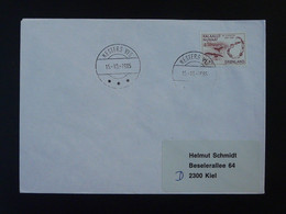 Lettre Cover Obliteration Postmark Mesters Vig Groenland Greenland 1985 (ex 6) - Postmarks