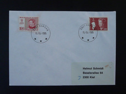 Lettre Cover Obliteration Postmark Narsaq Groenland Greenland 1985 (ex 1) - Storia Postale