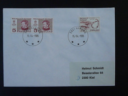 Lettre Cover Obliteration Postmark Narsaq Groenland Greenland 1985 (ex 3) - Storia Postale