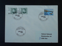 Lettre Cover Obliteration Postmark Olso 1986 Groenland Greenland (ex 3) - Brieven En Documenten
