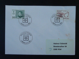Lettre Cover Obliteration Postmark Stampex 1986 London Groenland Greenland (ex 3) - Marcofilia