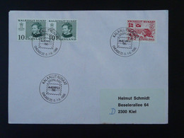 Lettre Cover Obliteration Postmark Ameripex 1986 Chicago Groenland Greenland (ex 1) - Marcophilie
