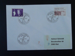 Lettre Cover Obliteration Postmark Hassleholm 1986 Groenland Greenland (ex 1) - Marcofilia