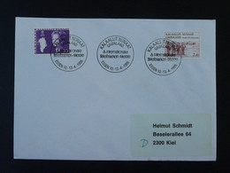 Lettre Cover Obliteration Postmark Essen Briefmarken Messe 1986 Groenland Greenland (ex 5) - Marcophilie