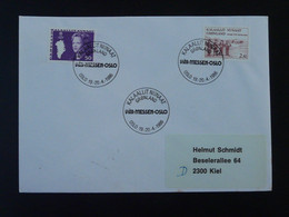 Lettre Cover Obliteration Postmark Var-Messen Oslo 1986 Groenland Greenland (ex 1) - Poststempel