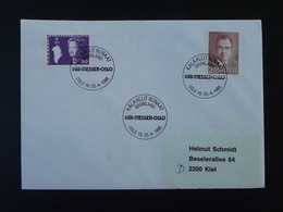 Lettre Cover Obliteration Postmark Var-Messen Oslo 1986 Groenland Greenland (ex 2) - Poststempel
