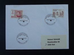 Lettre Cover Obliteration Postmark Paris Philexfrance 1989 Groenland Greenland (ex 2) - Storia Postale