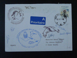 Lettre Signée Signed Cover Expédition Polaire Franco Allemande Groenland Greenland 1992 (ex 4) - Briefe U. Dokumente