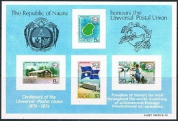 1974	Nauru	111-14/B1b	100 Years Of UPU	7,00 € - Nauru