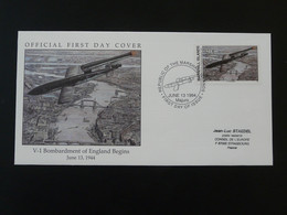 FDC Aviation Ww2 Bombardement De Londres London Pont Bridge Marshall Islands 1994 - Aviones
