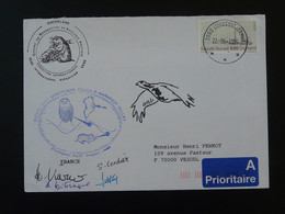 Lettre Signée Signed Cover Expédition Polaire Internationale écologie Arctique Groenland Greenland 1995 (ex 2 Europa) - Brieven En Documenten