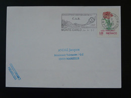 Flamme Sur Lettre 50 Ans CAR Monaco 1997 - Storia Postale