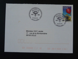 Parachute Militaire Oblitération Sur Lettre Postmark On Cover Dijon Armées 21 Cote D'Or 2005 - Fallschirmspringen