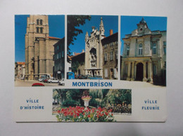 MONTBRISON " Ville D'Histoire Ville Fleurie"   Multivues - Montbrison