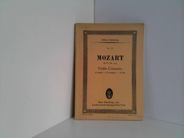 Mozart - Violin Concerto A Major Edition Eulenburg No. 717 - Music